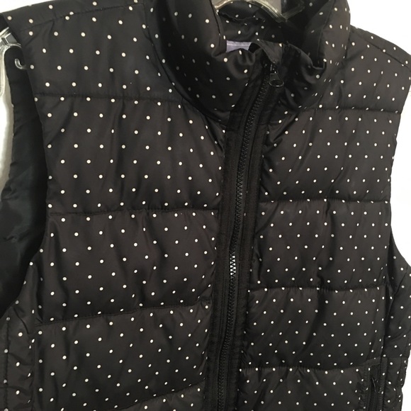 Laura Scott Polka Dot Puffer Vest: Size Small - Picture 4 of 7